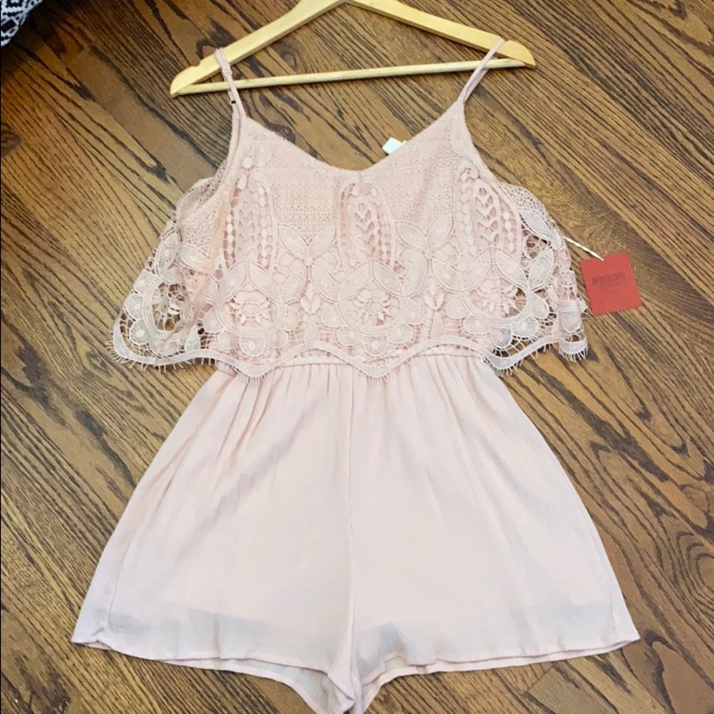 Mossimo Pink Romper